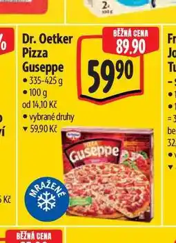 Albert Dr. Oetker Pizza Guseppe nabídka