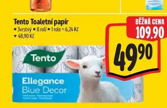 Albert Tento Toaletní papír 3vrstvý 8 rolí nabídka
