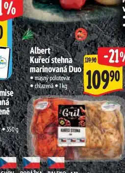 Albert Albert Kuřecí stehna Duo nabídka