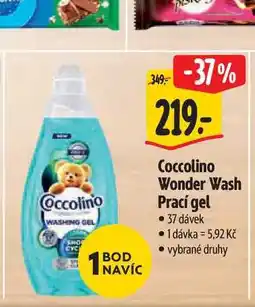 Albert Coccolino Wonder Wash Prací gel 37 dávek nabídka