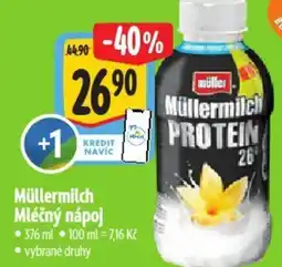 Albert Müllermilch Mléčný nápoj nabídka
