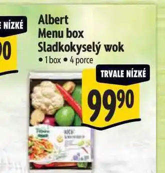 Albert Albert Menu box Sladkokyselý wok 1 box nabídka