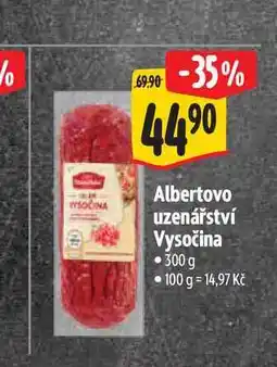 Albert Albertovo uzenářství Vysočina nabídka