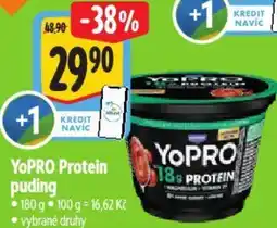 Albert YoPRO Protein puding nabídka
