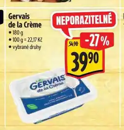 Albert Gervais de la Crème nabídka