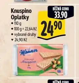 Albert Knuspino Oplatky nabídka