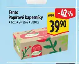 Albert Tento Papírové kapesníky box 2vrstvé 200 ks nabídka