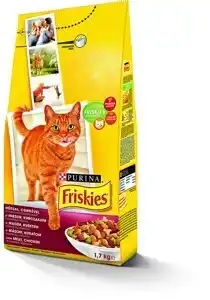 Albert Friskies granule pro kočky, vybrané druhy 1.7kg nabídka