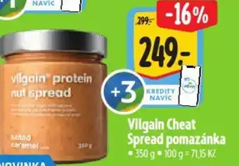 Albert Vilgain Cheat Spread pomazánka nabídka