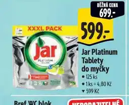 Albert Jar Platinum Tablety do myčky 125 ks nabídka