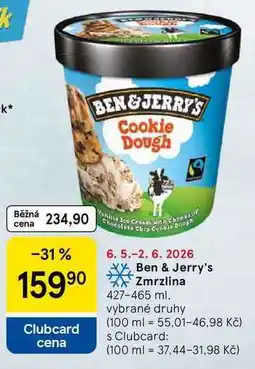 Tesco Ben & Jerry's Zmrzlina nabídka
