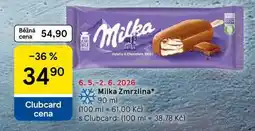 Tesco Milka zmrzlina nabídka