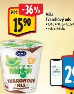 Albert Míša Tvarohový mls nabídka