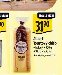 Albert Albert Toustový chléb balený nabídka