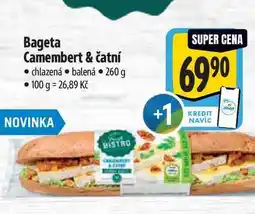 Albert Bageta Camembert & čatní nabídka