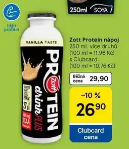 Tesco Zott Protein nápoj, 250 ml, více druhů nabídka