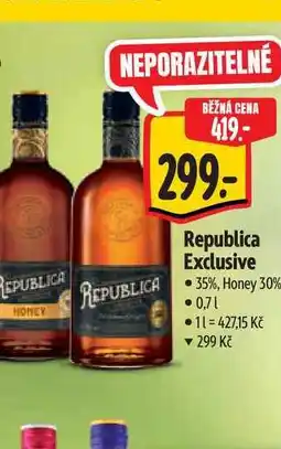 Albert Republica Exclusive 35%, Honey 30% 0,71 nabídka