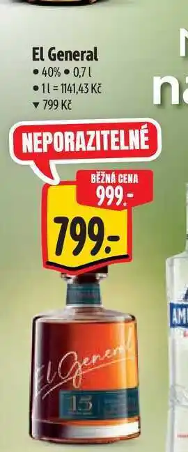 Albert El General 40% 0,71 nabídka