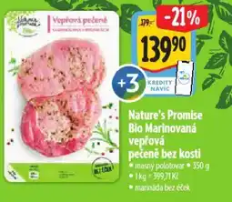 Albert Nature's Promise Bio Marinovaná vepřová pečeně bez kosti nabídka