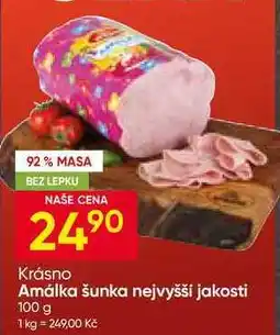 Hruška Krásno Amálka šunka nejvyšší jakosti nabídka
