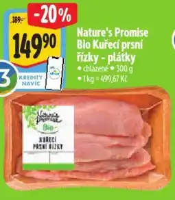 Albert Nature's Promise Bio Kuřecí prsní řízky - plátky nabídka