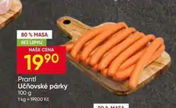 Hruška Učňovské párky nabídka
