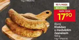 Hruška Bivoj Klobása s medvědím česnekem nabídka