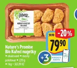 Albert Nature's Promise Bio Kuřecí nugetky nabídka