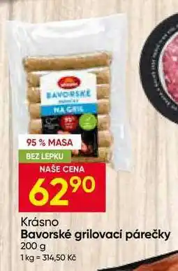Hruška Krásno Bavorské grilovací párečky nabídka