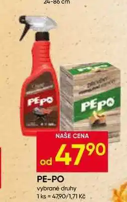 Hruška PE-PO vybrané druhy nabídka