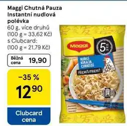 Tesco Maggi Chutná Pauza Instantní nudlová polévka nabídka