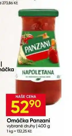 Hruška Panzani omáčka, vybrané druhy nabídka