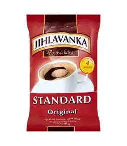 Hruška Jihlavanka Standard pražená mletá káva 500g, vybrané druhy nabídka