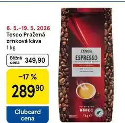 Tesco Tesco Pražená zrnková káva nabídka