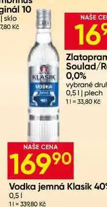 Hruška Vodka jemná Klasik 40% nabídka