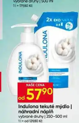 Hruška Indulona tekuté mýdlo nabídka
