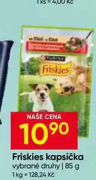 Hruška Friskies kapsička vybrané druhy nabídka