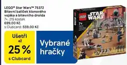 Tesco LEGO Star Wars 75372 Bitevní balíček klonového vojáka a bitevního droida 7+, 215 kostek nabídka