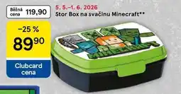 Tesco Stor Box na svačinu Minecraft nabídka