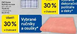 Tesco F&F Home Ručník na ruce, 50 x 90 cm nabídka
