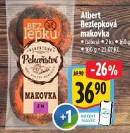 Albert Albert Bezlepková makovka nabídka