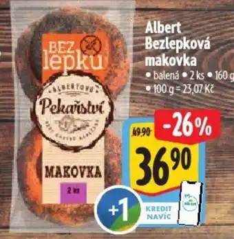 Albert Albert Bezlepková makovka nabídka