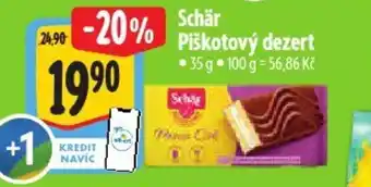 Albert Schär Piškotový dezert nabídka
