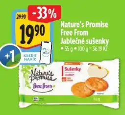 Albert Nature's Promise Free From Jablečné sušenky nabídka