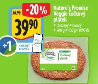 Albert Nature's Promise Veggie Čočkový plátek nabídka