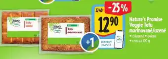 Albert Nature's Promise Veggie Tofu marínované/uzené nabídka