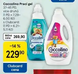 Tesco Coccolino prací gel nabídka
