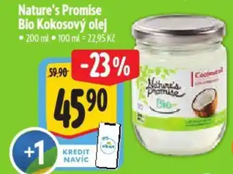 Albert Nature's Promise Bio Kokosový olej nabídka