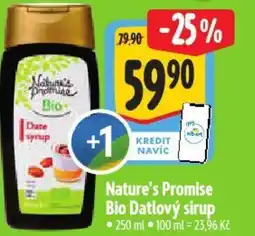 Albert Nature's Promise Bio Datlový sirup nabídka