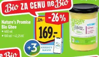 Albert Nature's Promise Bio Ghee nabídka